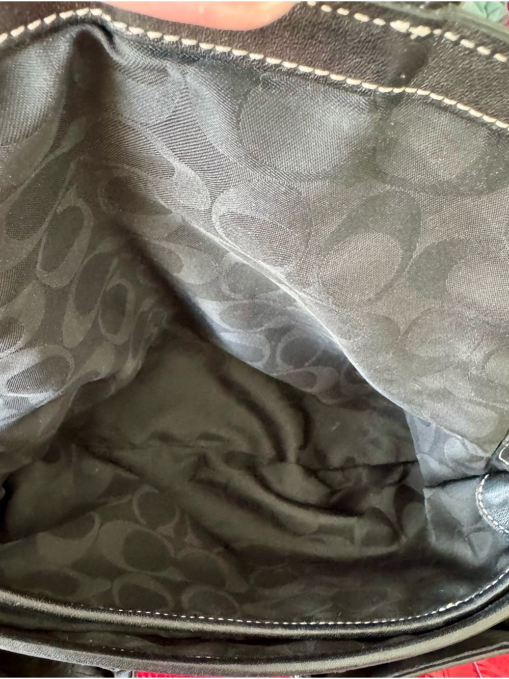 Coach Soho Black Leather Flap Shoulder Bag Buckle Detail Classic 0658 EUC - Picture 8 of 10